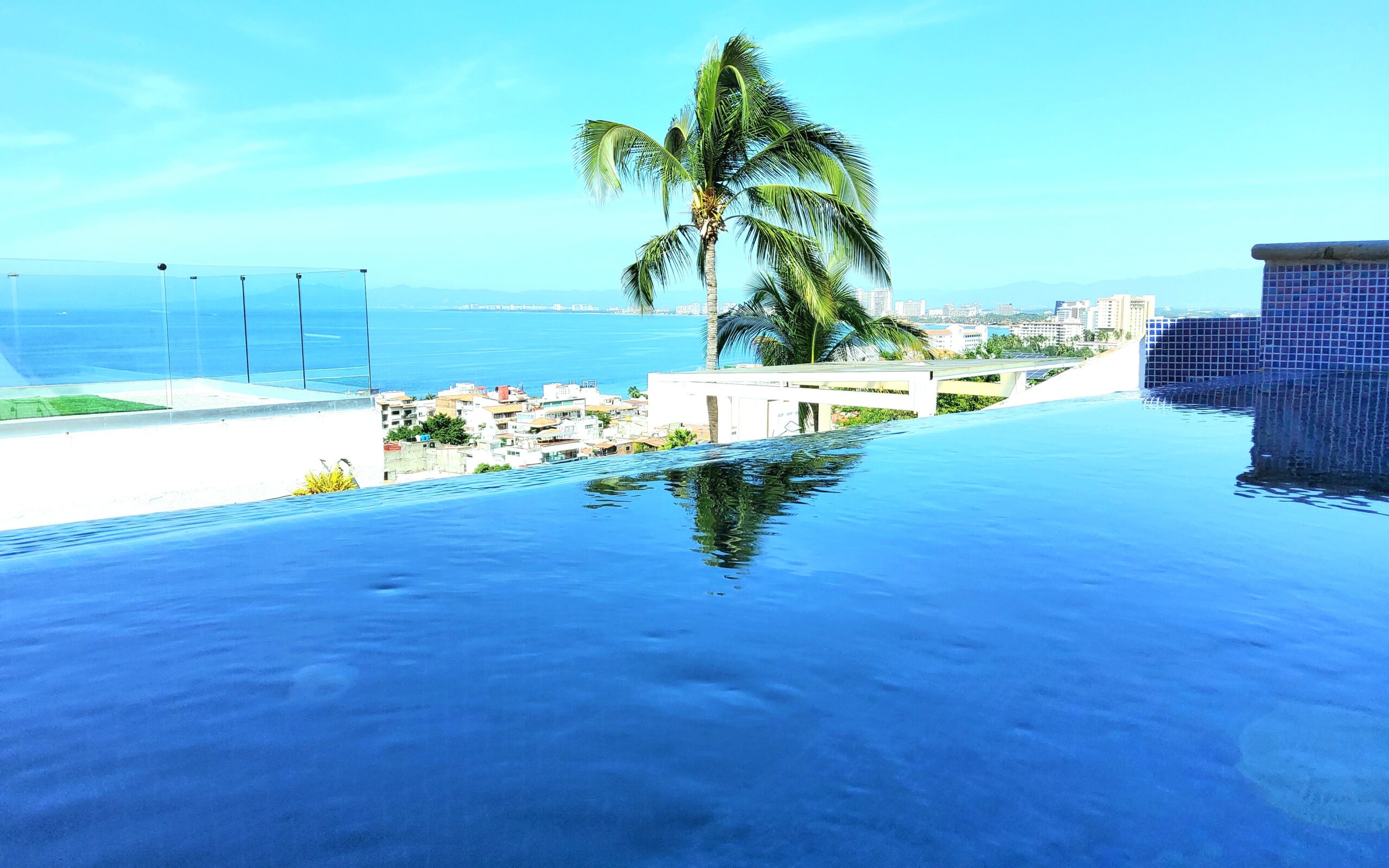 Private Pool area at Sunset Rentals, Puerto Vallarta